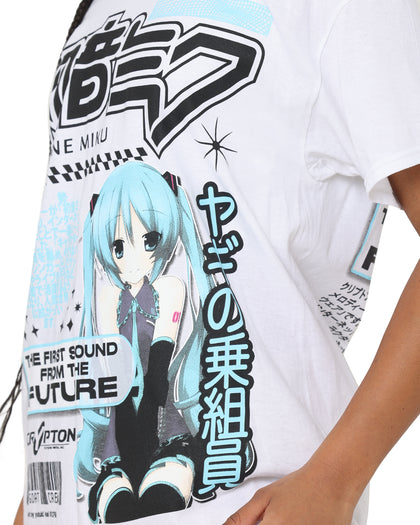 Goat Crew X Hatsune Miku Future Sound T-Shirt White