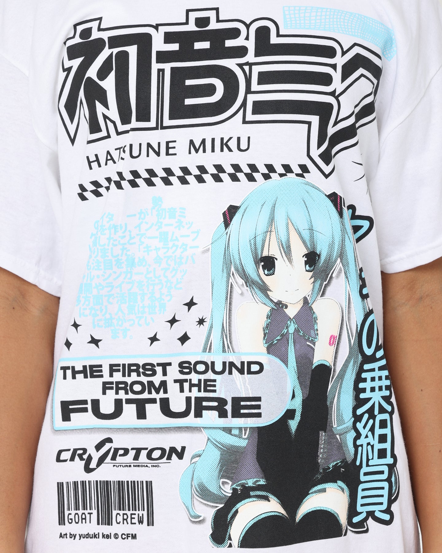 Goat Crew X Hatsune Miku Future Sound T-Shirt White | Culture Kings US