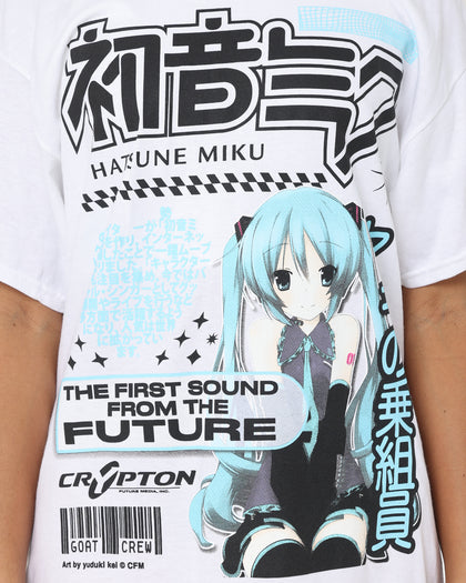 Goat Crew X Hatsune Miku Future Sound T-Shirt White