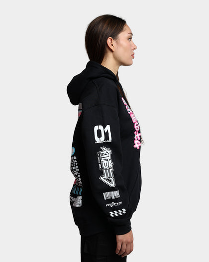 Goat Crew X Hatsune Miku Magazine Hoodie Black