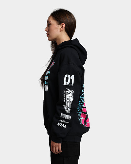 Goat Crew X Hatsune Miku Magazine Hoodie Black