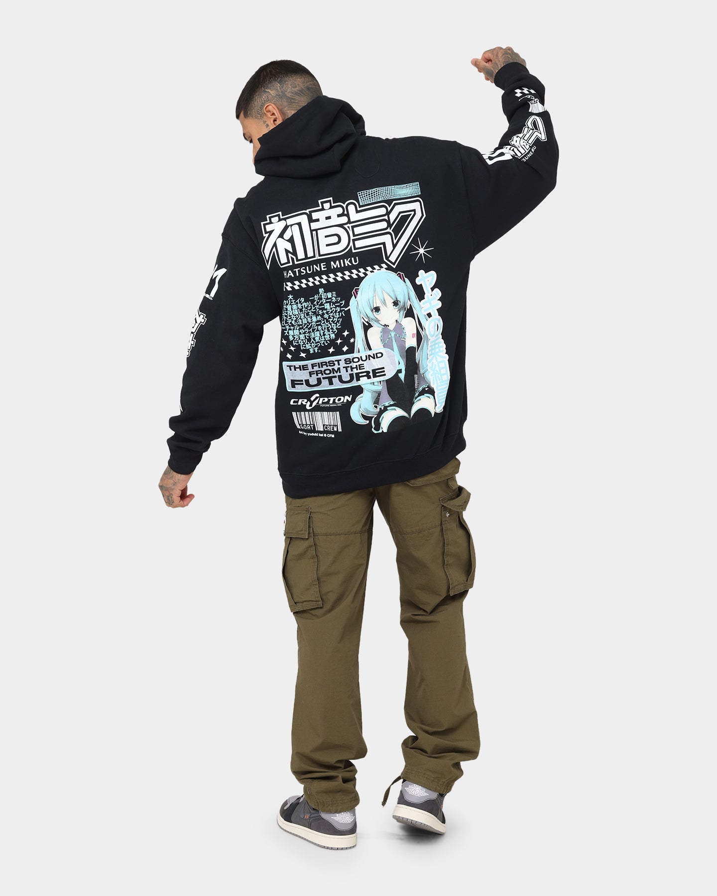 Goat Crew X Hatsune Miku Future Sound Hoodie Black | Culture