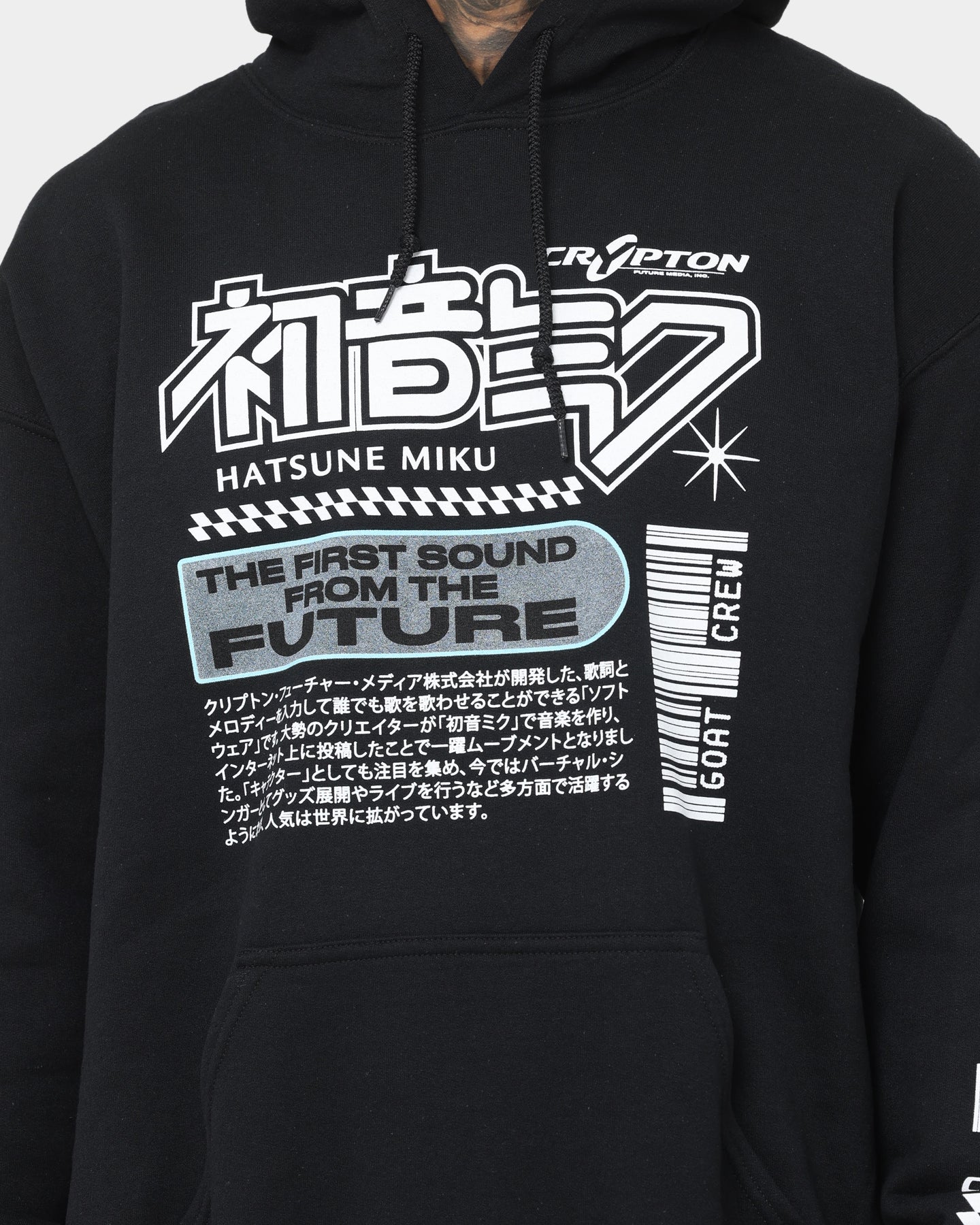 Goat Crew X Hatsune Miku Future Sound Hoodie Black | Culture Kings US