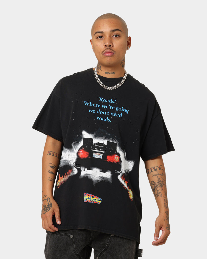 【激レア】90s back to the future tシャツ USA製 XL RARE Vintage 90s Back To The Future Roads Movie Promo Shirt Men's