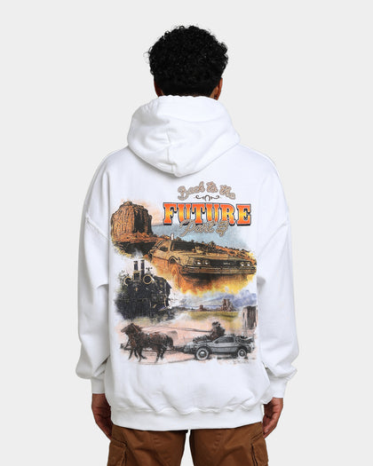 American Thrift X Back To The Future Back To The Future 3 Hoodie White