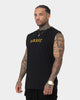 Saint Morta Graveyard Oversized Muscle T-Shirt Black/Gold