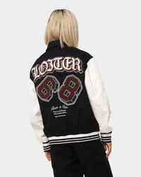 Loiter Human Varsity Jacket Black