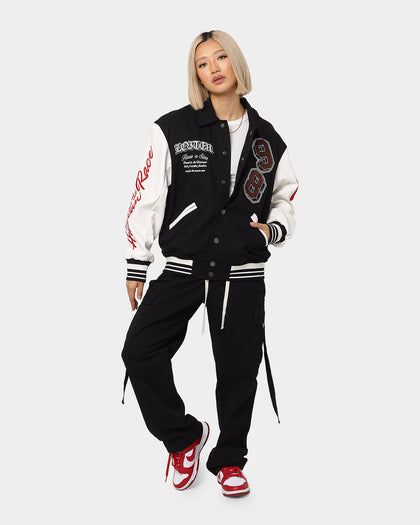 Loiter Human Varsity Jacket Black