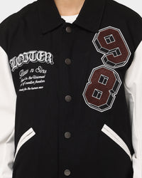 Loiter Human Varsity Jacket Black