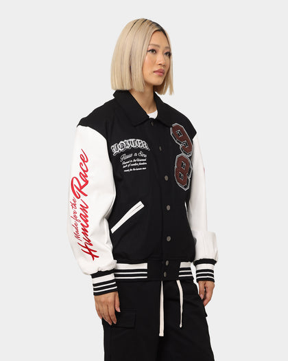 Loiter Human Varsity Jacket Black