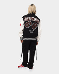 Loiter Human Varsity Jacket Black