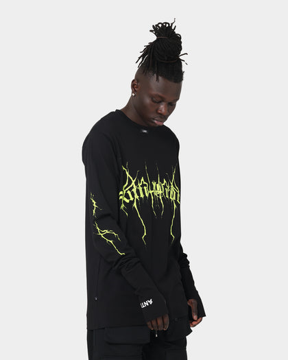 The Anti Order Youthquake Legion Long Sleeve T-Shirt Black/Green