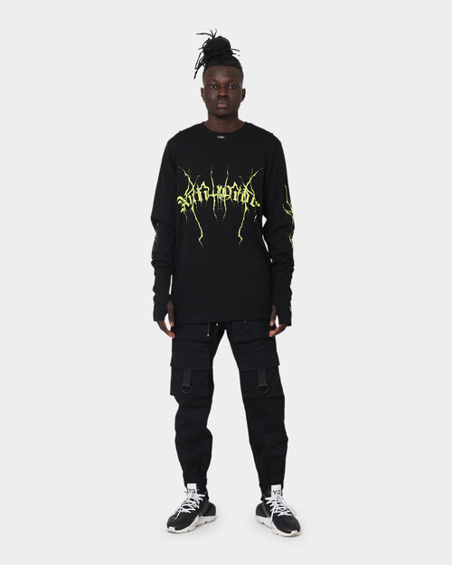 The Anti Order Youthquake Legion Long Sleeve T-Shirt Black/Green