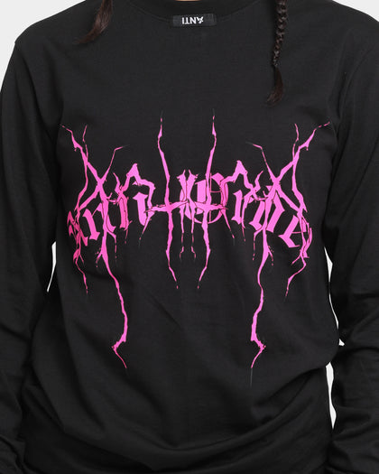 The Anti Order Youthquake Legion Long Sleeve T-Shirt Black/Pink