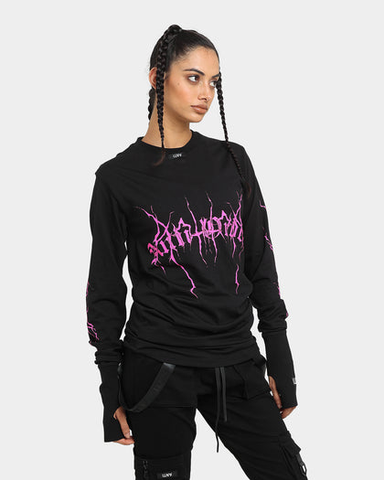 The Anti Order Youthquake Legion Long Sleeve T-Shirt Black/Pink