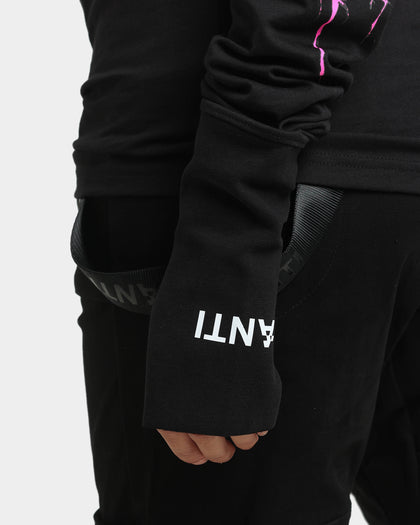 The Anti Order Youthquake Legion Long Sleeve T-Shirt Black/Pink