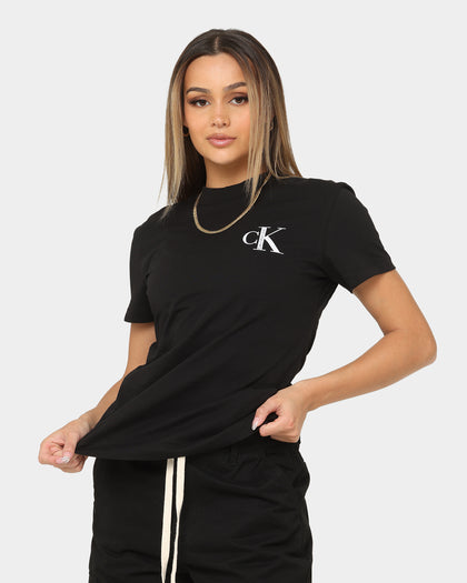 Calvin Klein Women's Institutional T-Shirt Ck Black