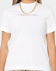 Calvin Klein Women's Shrunken Institutional T-Shirt Bright White