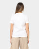 Calvin Klein Women's Shrunken Institutional T-Shirt Bright White
