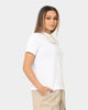 Calvin Klein Women's Shrunken Institutional T-Shirt Bright White