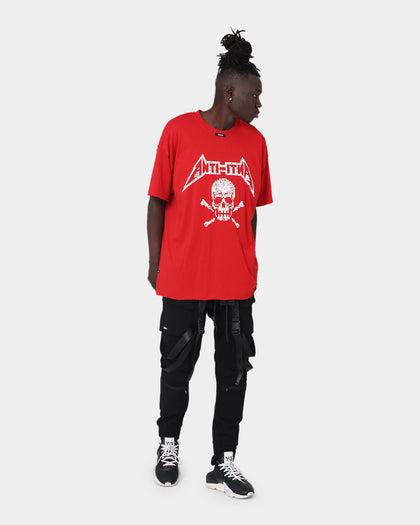 The Anti Order Death Metal Oversized T-Shirt Red/White