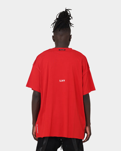 The Anti Order Death Metal Oversized T-Shirt Red/White