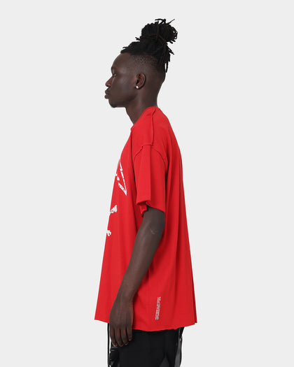 The Anti Order Death Metal Oversized T-Shirt Red/White
