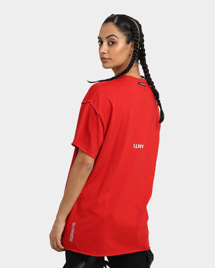 The Anti Order Death Metal Oversized T-Shirt Red/White