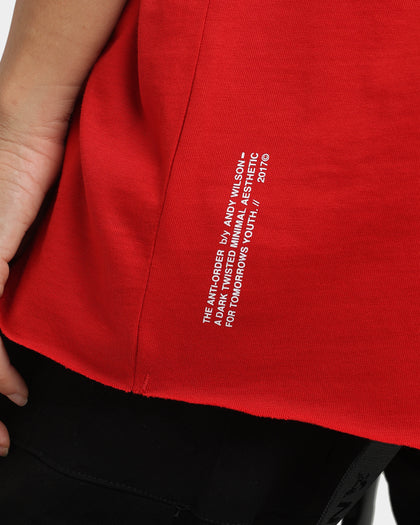 The Anti Order Death Metal Oversized T-Shirt Red/White