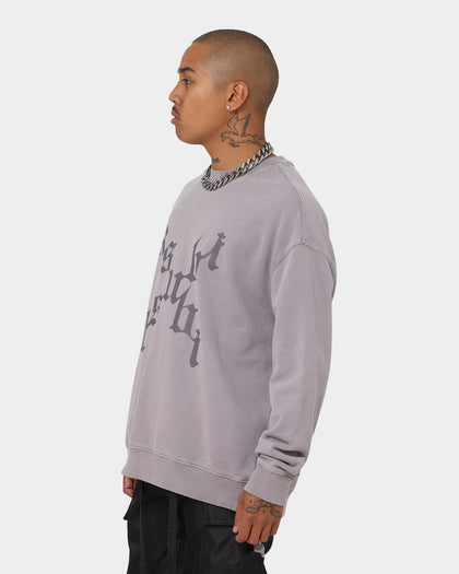 Ksubi Kult Biggie Silt Crewneck Purple