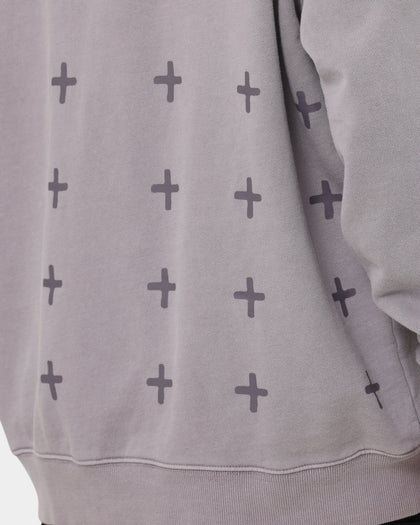 Ksubi Kult Biggie Silt Crewneck Purple