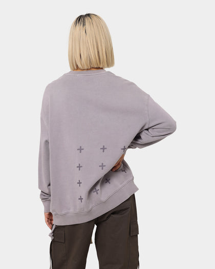 Ksubi Kult Biggie Silt Crewneck Purple