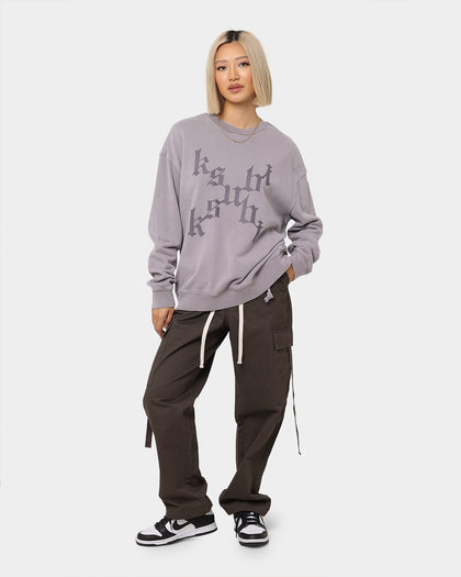 Ksubi Kult Biggie Silt Crewneck Purple