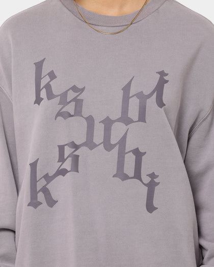 Ksubi Kult Biggie Silt Crewneck Purple