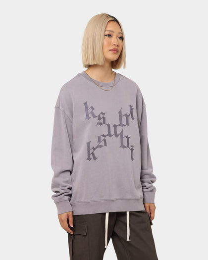 Ksubi Kult Biggie Silt Crewneck Purple
