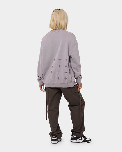 Ksubi Kult Biggie Silt Crewneck Purple