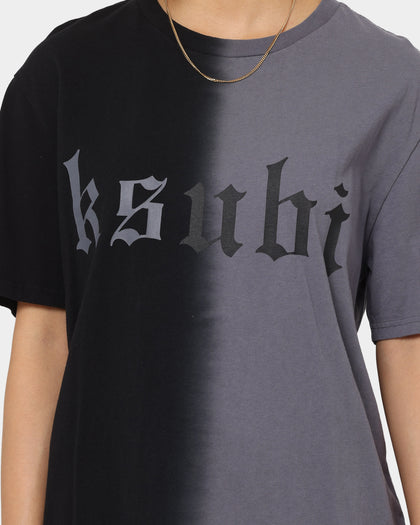 Ksubi Kult Kash 2-Tone T-Shirt Black