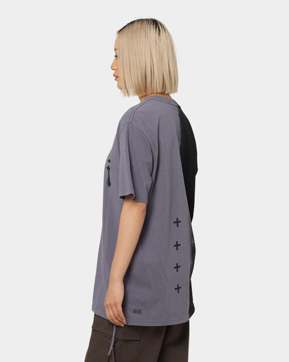 Ksubi Kult Kash 2-Tone T-Shirt Black