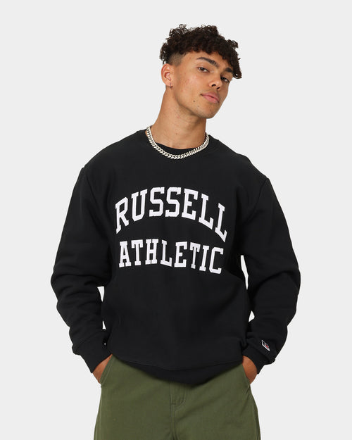 Russell Athletic Appliqué Arch Brand Crewneck Black