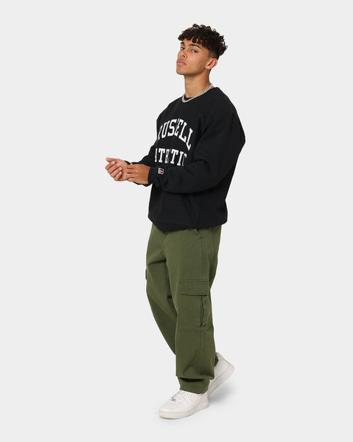 Russell Athletic Appliqué Arch Brand Crewneck Black