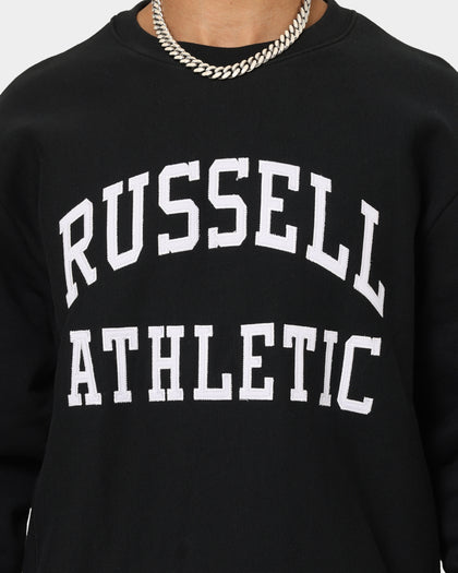 Russell Athletic Appliqué Arch Brand Crewneck Black