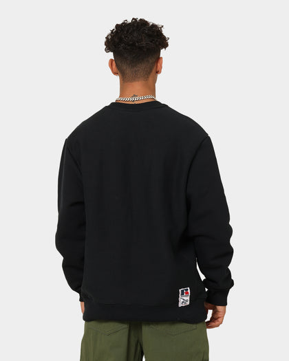 Russell Athletic Appliqué Arch Brand Crewneck Black