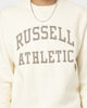 Russell Athletic Applique Arch Brand Crewneck Soy