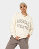 Russell Athletic Applique Arch Brand Crewneck Soy