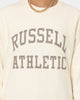 Russell Athletic Applique Arch Brand Crewneck Soy