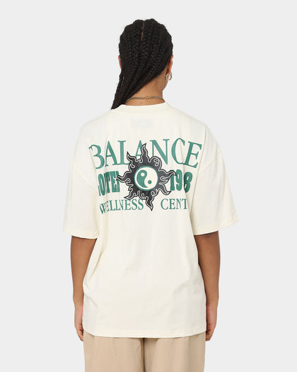 Loiter Balance T-Shirt Ecru