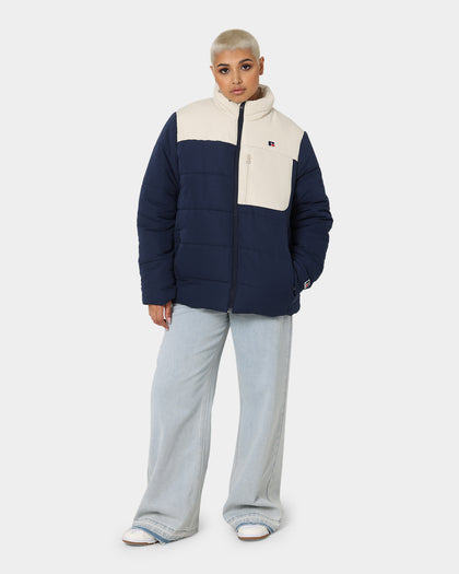 Russell Athletic Splinter Puffer Jacket Navy