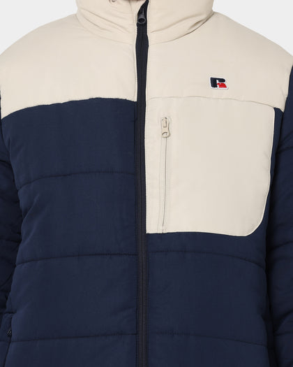 Russell Athletic Splinter Puffer Jacket Navy