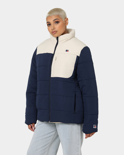 Russell Athletic Splinter Puffer Jacket Navy
