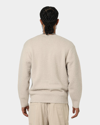 Supreme Woven Brushed Sweater Brown